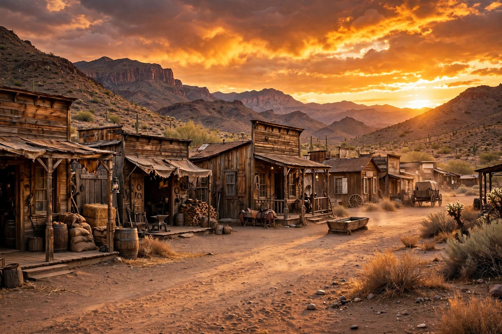 Wild west true stories — cowboys in a frontier town